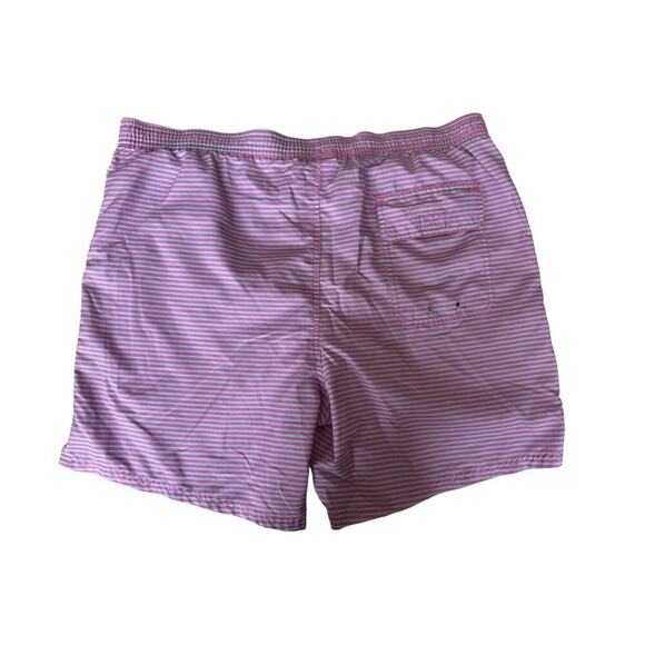 Vineyard Vines Men's Pink/Blue Striped Chappy Stiles Point Swim Trunks Size XL - Picture 3 of 5